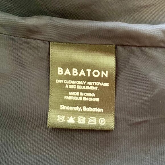 Aritzia Babaton Kilburn Blazer Jacket In Navy Tweed | Size 0 - Picture 7 of 8